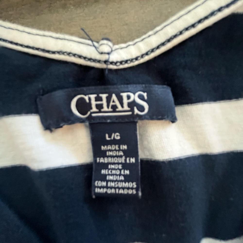 Chaps Sleeveless Maxi Dress. Size Large - Picture 5 of 6
